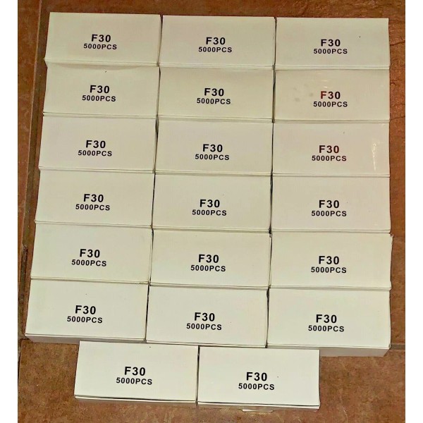 Heavy Duty 20 Boxes - 5,000 Brad Nails F30 18