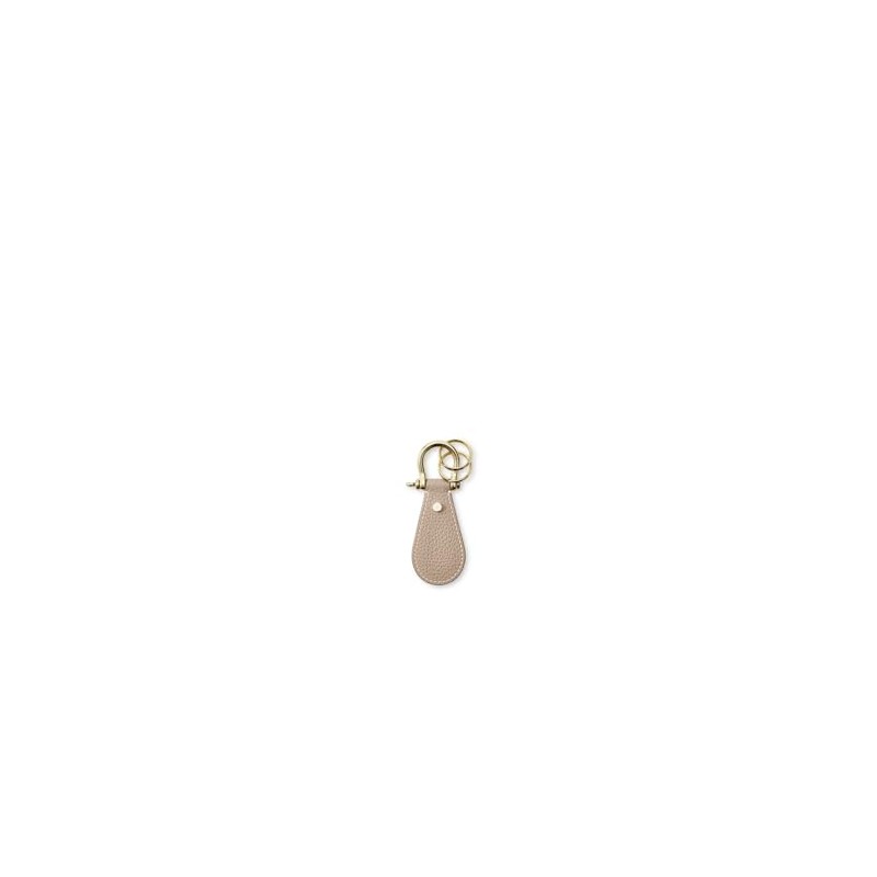 Bonaventura Shackle Key Chain, beige, (greige)