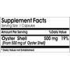 Oyster Shell 500mg // 200 Capsules // Pure // by