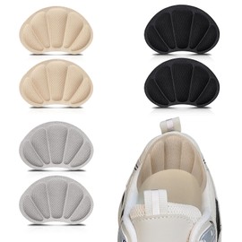 Heel Grips Cushions Inserts,Heel Pads for Loose Shoe Too Big Men Women, Improved Shoe Fit and Comfort, Prevent Heel Slipping, Rubbing, Blisters, Foot Pain. (3Pair Color Mixing)