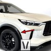 deliciousticker For 2022-2025 Infiniti QX60 Front Side Markers SMOKE Decals