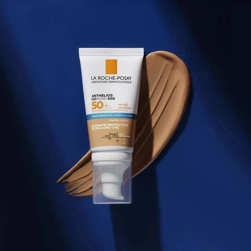 Crema Solar Anthelios Uv Mune 400 Con Color 50+ Fps