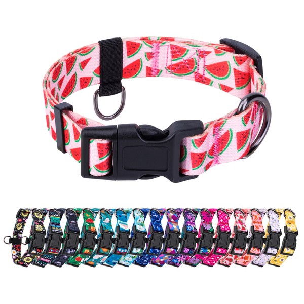 Dog Collar with Name Personalized Dog Collar，Plastic Buckle Dog Collar