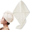 Shefun JP257 Adult Hair Turban, Absorbent, Quick Drying, Hair Towel,