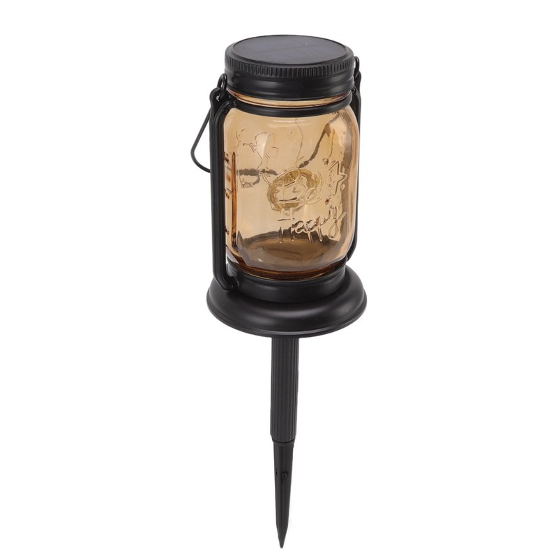 Outdoor Solar Lantern Auto Sensing ABS Glass Soft Warm Light