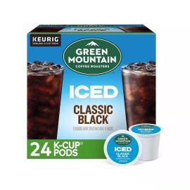 Green Mountain Coffee Roasters Classic Black Iced Coffee Keurig K-Cup Pods