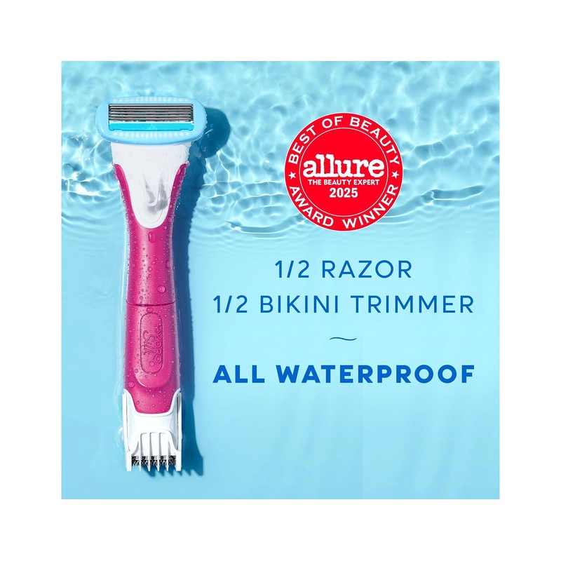 Schick Hydro Silk TrimStyle Razor with Bikini Trimmer for Women