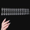 Mirhua Nail Tips, Ultra Thin, Short, Clear, Medium, False Nails,