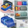 WayEee Adult Lunch Box, 2130 ml, Large Volume Bento Box,