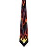 Three Rooker Hot Rod Flame Tie Mens Necktie