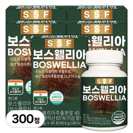 Pure Food Boswellia Boswellic Acid 65% 5 months supply (810mgx150 tablets), 60 tablets, 5 boxes / 순수식품 보스웰리아 보스웰릭산65% 5개월분 (810mgx150정), 60정, 5박스