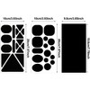 9 Sheets 96 Pcs Nylon Repair Patches Self Adhesive Patch