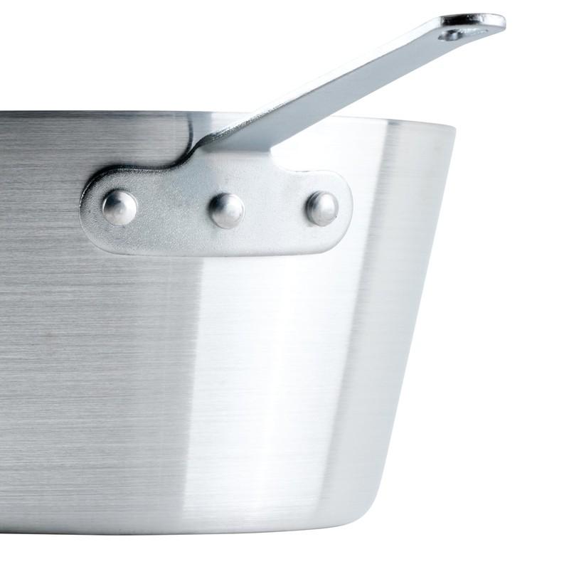 Winco Heavy-Duty Aluminum Tapered Sauce Pan, 3mm, 5 Quart