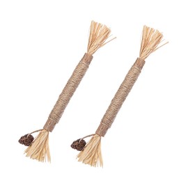 DaiUni Matatabi Katzensticks，Katzenminze Sticks, Katze Kauspielzeug,Katzensticks Zur Zahnreinigung,Kausticks für Katzen, Katzen Zahnpflege Spielzeug, Katzen Sticks, 2 Stück.