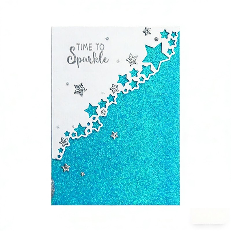 AUGsa Star Border Metal Cutting Dies, Lace Edge Stencil Template