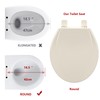 Toilet Seat Round,Toilet Seat with Quick-Release And Quick-Attach, Plastic Toilet