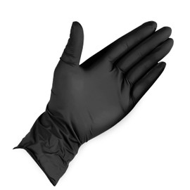 Heist Store Limited Nitrile Gloves (Large) - Premium, Extra Strong, Black Disposable Gloves - Available in Small, Medium, Large - Pack of 100