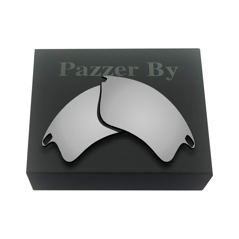 Polarized Replacement Lenses for Oakley Fast Jacket XL - Silver