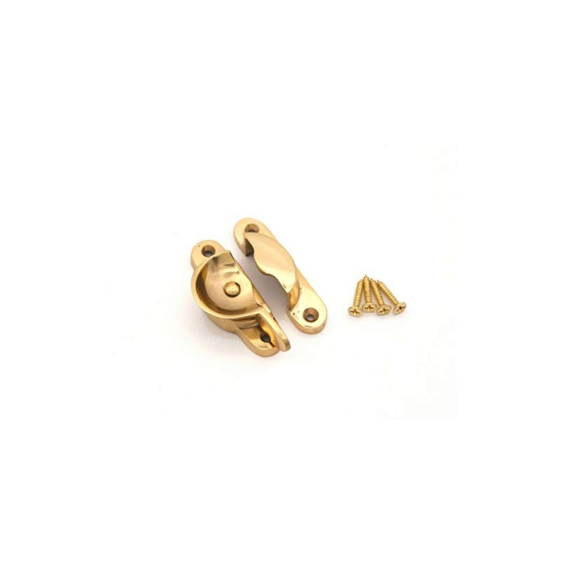 Infinity Decor Victorian Sash Window Fitch Fastener Lock in Polished