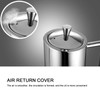 304 Stainless Steel Oil Container Oil Dispenser Bottle Leakproof Vinegar