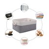 June tech Small Fabric Storage Basket, Waterproof Foldable Storage Baskets,