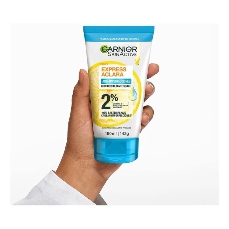 Garnier Skin Active Limpiador Profundo Exfoliante Antiimperfecciones con cido Saliclico