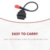 KASturbo OBD2 Diagnostic Cable 6 Pin 16 Pin Adapter Cable