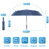 Windproof Umbrella Automatic Open and Close for Men and Women,