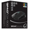 Qpad Gaming Maus DX900 16.000 DPI FPS, drahtlos