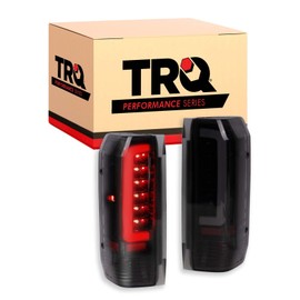 TRQ Rear Tail Lights Set Compatible with 1990-1996 Ford Bronco F-150 1990-1997 F-250 1997 F-250 HD F-350 FO2800106 FO2801105