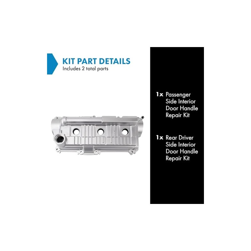 TRQ TRQ Left Valve Cover Compatible with 1995-2004 Toyota