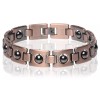 Shameg Hematite Stones Copper Magnetic Link Bracelet - Arthritis Pain