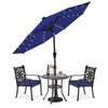 ABCCANOPY Durable Solar Led Patio Umbrellas with 32LED Lights 9FT