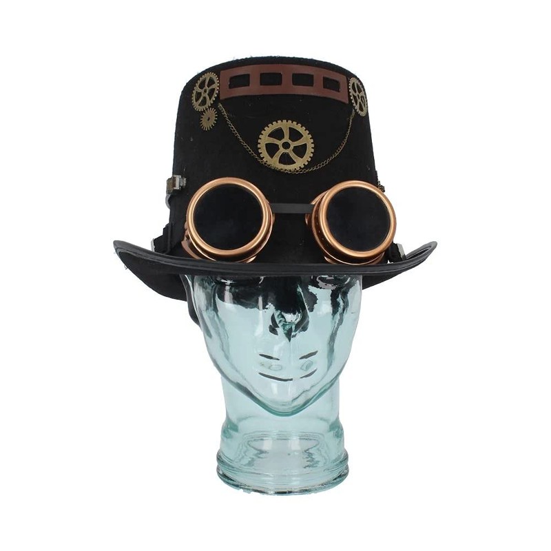 Nemesis Now Cogsmith's Hat Steampunk Pack of 3 Polyester Black