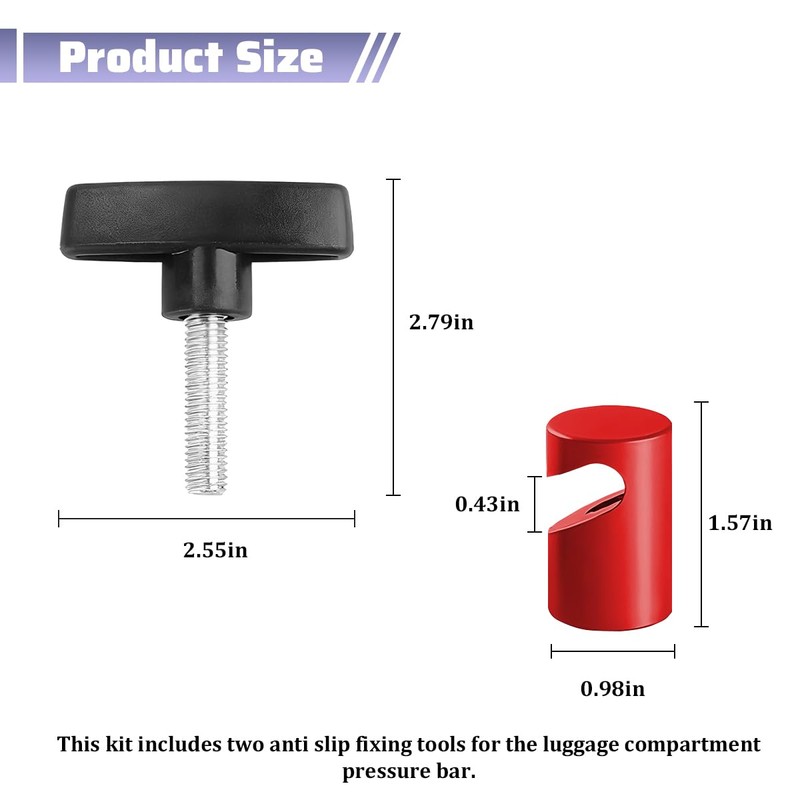 2PCS Car Hood Prop Struts Clamp, Vehicle Hood Lift Support