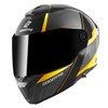 Bogotto Ezion Flip-Up Helmet, Matte Black/Yellow, S