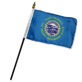 South Dakota 4"x6" Desk Stick Flag (No Base) (1)
