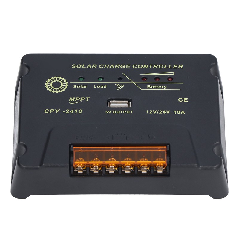Solar Charge Controller 12V 24V Automatic Adaptation 10A MPPT Solar