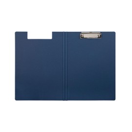 MAUL Clipboard Folder A4 MAULbalance | Cardboard Conference Folder in Stylish Look | Modern Metal Clip for Storage of Paper | Folder for Office, Kitchen and Workshop | Blue