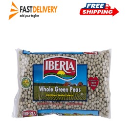 Iberia Whole Green Peas, 12 Oz.