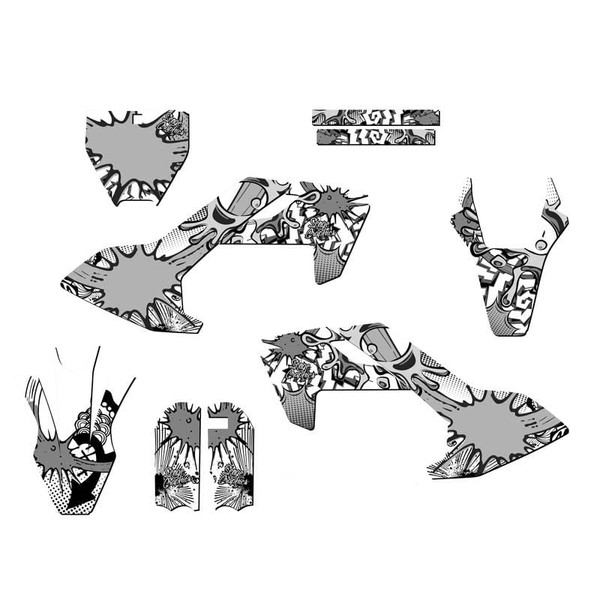 2018-2023 MINI TC 50 ZANY White Senge Graphics Complete Kit