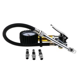 YINETTECH Compressed Air Tyre Inflator Calibrated Tyre Inflator Gun Pressure Gauge Car Tyre 15 Bar