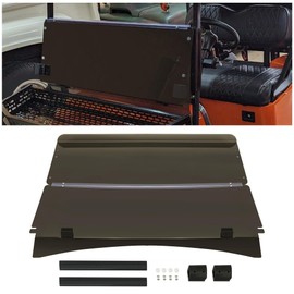 HECASA Tinted Windshield Compatible with 2014+ EZGO TXT Golf Cart Impact Resistant Front Folding Golf Cart Windscreen
