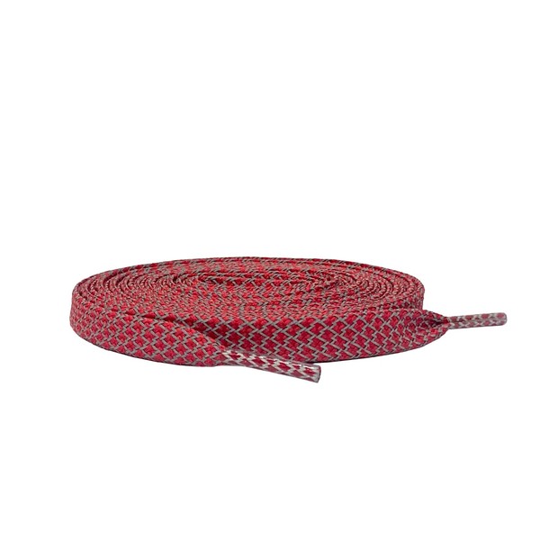 VASGO Flat Shoe Laces Reflective for Sneaker 10 Different Lengths