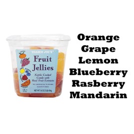 Trader Joes Fruit Jellies Bundle. Two 16 oz Packs of All Natural, Gluten Free Snacks.