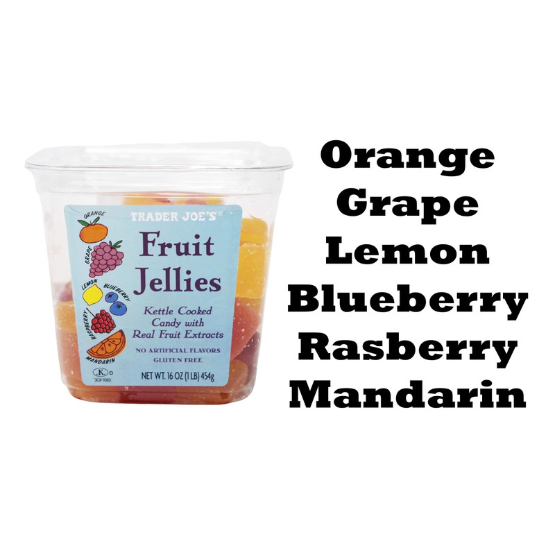 Trader Joes Fruit Jellies Bundle. Two 16 oz Packs of
