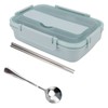 Lunch Box 4 Compartments Design 304 Stainless Steel Matching Tableware
