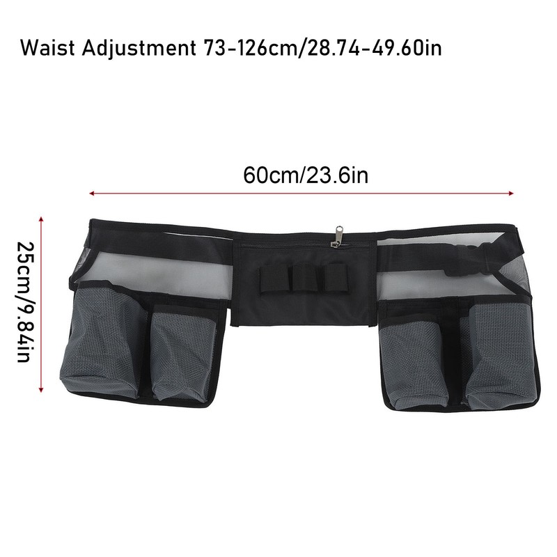 Waist Tools Belt Bag Multiple Pockets Adjustable Heavy Duty Waist