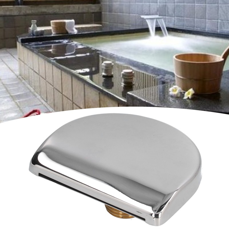Shower Faucet Spouts Large Diameter Simple Installation Easily Clean Waterfall