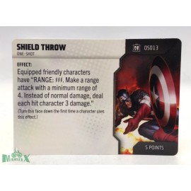 WizKids Heroclix Collector's Trove set Shield Throw #OS013 One-Shot Card!